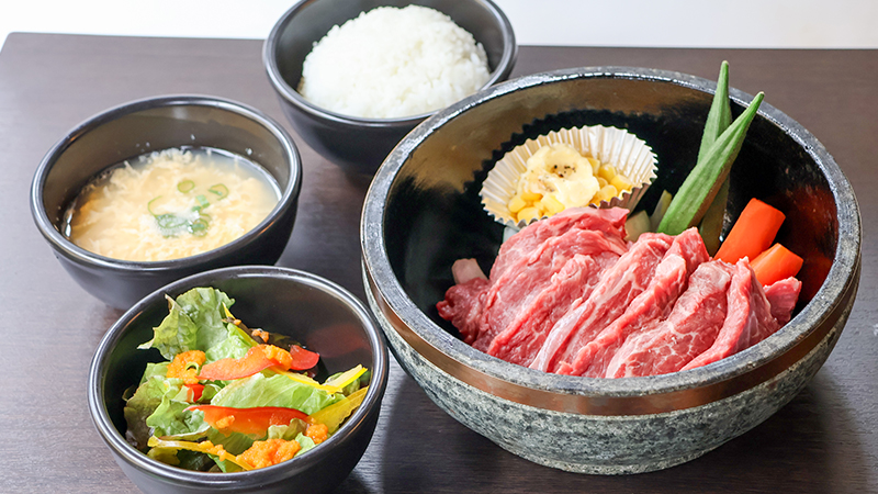 石焼 国産・プレミアムロース焼ランチ
